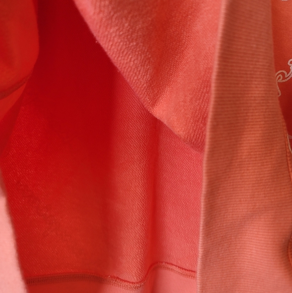 Champion Womens Orange NWT Allover Logo Crew Neck - Picture 5 of 7